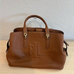 Ralph Lauren Tan Leather Tote